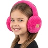 image:imageFunky Junque Winter Ear Muffs for Kids Girl Boy Fuzzy Cozy Warm Earmuffs Adjustable Cold Weather Ear Warmer Ages 412Faux Fur  Hot Pink