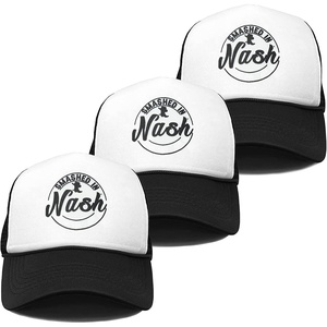 image:imageFunky Junque Bachelorette Trucker Hats for Women  Mesh Baseball Cap Bridal Shower Bride Party Favors3 Pack  Smashed in Nash