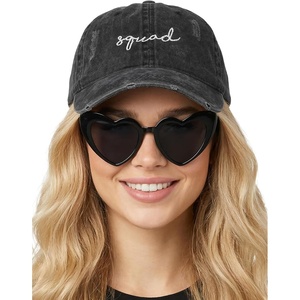 image:imageFunky Junque Bride and Groom Baseball Hats Bachelorette Party Caps1 Squad Black  1 Heart Sunnies Black