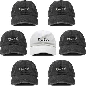 image:imageFunky Junque Bride and Groom Baseball Hats Bachelorette Party Caps7 Pack 1 Bride WhiteBlack  6 Squads