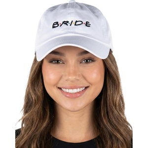 image:imageFunky Junque Bride and Groom Baseball Hats Bachelorette Party CapsBride  White