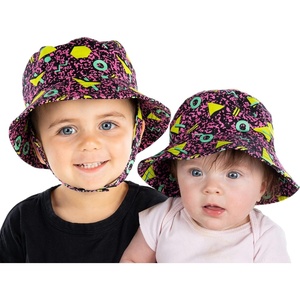 image:imageFunky Junque Family Matching Bucket HatsToddlerInfant  Abstract Black  2 Pack