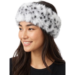 image:imageFunky Junque Faux Fur Lined Winter Headband  Snow Leopard  Light GreySnow Leopard  Light Grey