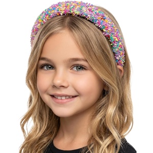 image:imageFunky Junque Kids Confetti Sprinkle Rainbow Headband  PurplePurple