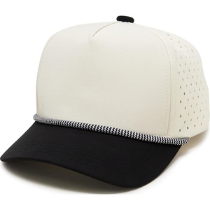 image:imageFunky Junque Kids Golf Rope Trucker HatBlackBeige