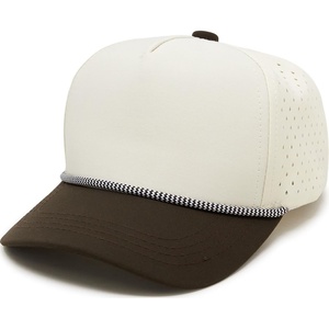 image:imageFunky Junque Kids Golf Rope Trucker HatBrownBeige