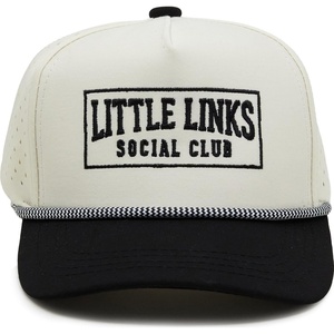 image:imageFunky Junque Kids Golf Rope Trucker HatLittle Links Social Club  BlackBeige