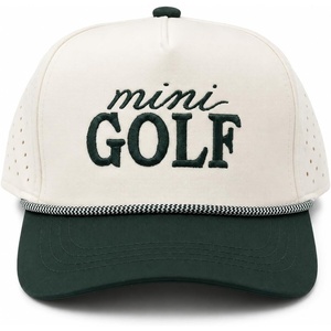 image:imageFunky Junque Kids Golf Rope Trucker HatMini Golf  GreenBeige