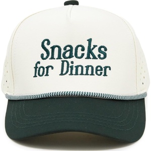 image:imageFunky Junque Kids Golf Rope Trucker HatSnacks for Dinner  GreenBeige