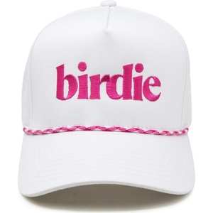 image:imageFunky Junque Unisex Adjustable Trucker Snapback Rope HatBirdie  WhiteHot Pink Rope