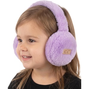 image:imageFunky Junque Winter Ear Muffs for Kids Girl Boy Fuzzy Cozy Warm Earmuffs Adjustable Cold Weather Ear Warmer Ages 412Faux Fur  Lavender