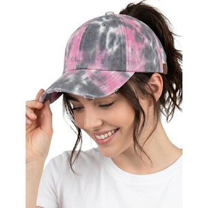 image:imageFunky Junque womens Baseball CapTie Dye  GreyLight Pink Mix