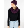 image:imageFunky Junque Beanie amp Infinity Scarf Gift Set  Matching Winter Accessories Sets for Women Soft Knit Hat and Scarf BundleA Confetti Purple Design