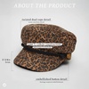 image:imageFunky Junque Greek Fisherman Newsboy Cap Cotton Captains Bakerboy HatLeopard
