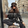 image:imageFunky Junque Greek Fisherman Newsboy Cap Cotton Captains Bakerboy HatLeopard