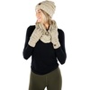image:imageFunky Junque Hat Scarf Glove Set for Women  Matching Winter Set with Oversized Slouchy Beanie Infinity Scarf amp Cozy GlovesConfetti Oatmeal