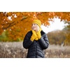 image:imageFunky Junque Hat Scarf Glove Set for Women  Matching Winter Set with Ribbed Knit Beanie Infinity Scarf amp Cozy GlovesConfetti Purple