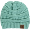 image:imageFunky Junque Skull Cap Beanie for Women  Womens Winter Hat Knit Slouch Style Warm Soft Unisex Cold Weather Mens BeaniesMint