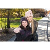 image:imageFunky Junque Winter Hat and Gloves for Women  Oversized Winter Hat amp Gloves Cozy Knit Slouchy Beanie Set for Cold Weather2 Pack Black  Beige