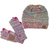 image:imageFunky Junque Womens Beanie amp Touchscreen Gloves Set  Soft 100 Acrylic Knit Winter Hat and Gloves Cozy Cold Weather Gift11