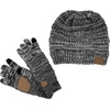 image:imageFunky Junque Womens Beanie amp Touchscreen Gloves Set  Soft 100 Acrylic Knit Winter Hat and Gloves Cozy Cold Weather Gift31