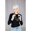 image:imageFunky Junque Womens Beanie amp Touchscreen Gloves Set  Soft 100 Acrylic Knit Winter Hat and Gloves Cozy Cold Weather GiftConfetti Ivory