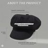 image:imageFunky Junque Womens Newsboy Cabbie Cap Vintage Baker Boy HatBlack