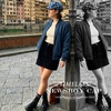 image:imageFunky Junque Womens Newsboy Cabbie Cap Vintage Baker Boy HatFlower  Denim
