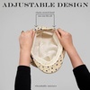 image:imageFunky Junque Womens Newsboy Cabbie Cap Vintage Baker Boy HatMini Floral  Beige