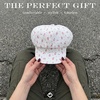 image:imageFunky Junque Womens Newsboy Cabbie Cap Vintage Baker Boy HatMini Floral  White