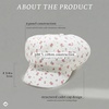 image:imageFunky Junque Womens Newsboy Cabbie Cap Vintage Baker Boy HatMini Floral  White