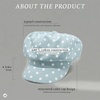 image:imageFunky Junque Womens Newsboy Cabbie Cap Vintage Baker Boy HatPolka Dots  Dusty Blue