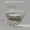 image:imageFunky Junque Womens Newsboy Cabbie Cap Vintage Baker Boy HatPolka Dots  Grey
