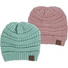 2 Pack - Mint & Indi Pink