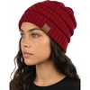 image:imageFunky Junque Skull Cap Beanie for Women  Womens Winter Hat Knit Slouch Style Warm Soft Unisex Cold Weather Mens BeaniesBurgundy