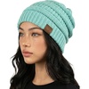 image:imageFunky Junque Skull Cap Beanie for Women  Womens Winter Hat Knit Slouch Style Warm Soft Unisex Cold Weather Mens BeaniesMint
