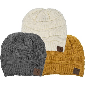 image:imageFunky Junque Skull Cap Beanie for Women  Womens Winter Hat Knit Slouch Style Warm Soft Unisex Cold Weather Mens Beanies3 Pack  Ivory  Heather Grey  Mustard