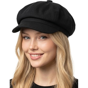 image:imageFunky Junque Womens Newsboy Cabbie Cap Vintage Baker Boy HatBlack
