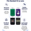 image:imageAdult Can Cooler Sleeve 12 oz Insulated Beer Holder  Boat Water4 Pack  Fish Around and Find Trout  Irish Goodbye Expert  Im The Friend In Low Places  Silly Goose Juice