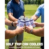 image:imageAdult Can Cooler Sleeve 12 oz Insulated Beer Holder  Boat Water6 Pack  Mid Life Ultra Crisis  White