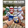 image:imageAdult Can Cooler Sleeve 12 oz Insulated Beer Holder  Boat Water8 Pack  Beer Bundle