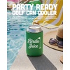 image:imageAdult Can Cooler Sleeve 12 oz Insulated Beer Holder  Boat WaterBirdie Juice  Green