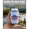 image:imageAdult Can Cooler Sleeve 12 oz Insulated Beer Holder  Boat WaterBoat Water  Grey