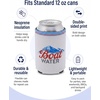 image:imageAdult Can Cooler Sleeve 12 oz Insulated Beer Holder  Boat WaterBoat Water  Grey