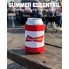 image:imageAdult Can Cooler Sleeve 12 oz Insulated Beer Holder  Boat WaterChugweiser  WhiteRed