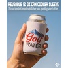 image:imageAdult Can Cooler Sleeve 12 oz Insulated Beer Holder  Boat WaterGolf Water  Grey