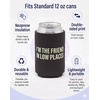 image:imageAdult Can Cooler Sleeve 12 oz Insulated Beer Holder  Boat WaterIm The Friend In Low Places  Brown