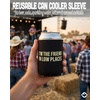 image:imageAdult Can Cooler Sleeve 12 oz Insulated Beer Holder  Boat WaterIm The Friend In Low Places  Brown