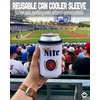 image:imageAdult Can Cooler Sleeve 12 oz Insulated Beer Holder  Boat WaterKiller Nite  White