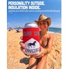 image:imageAdult Can Cooler Sleeve 12 oz Insulated Beer Holder  Boat WaterLong Live Cowgirls  RedWhite